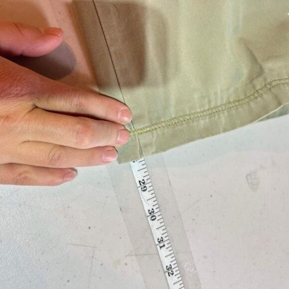 Vintage Y2K NY Khakis Women's Hi-Rise Ankle Cargo Pants Utility Green Size 10 - Picture 10 of 10